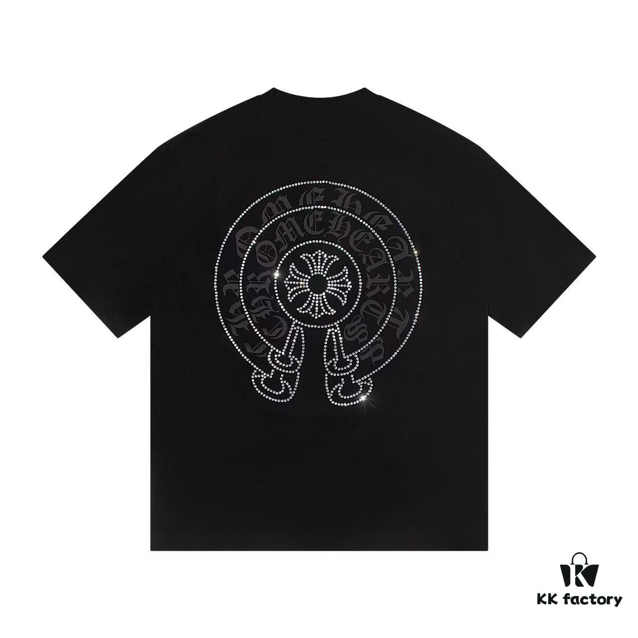 2025 New Croxx Rhinestone Embellished Short Sleeve T-Shirt