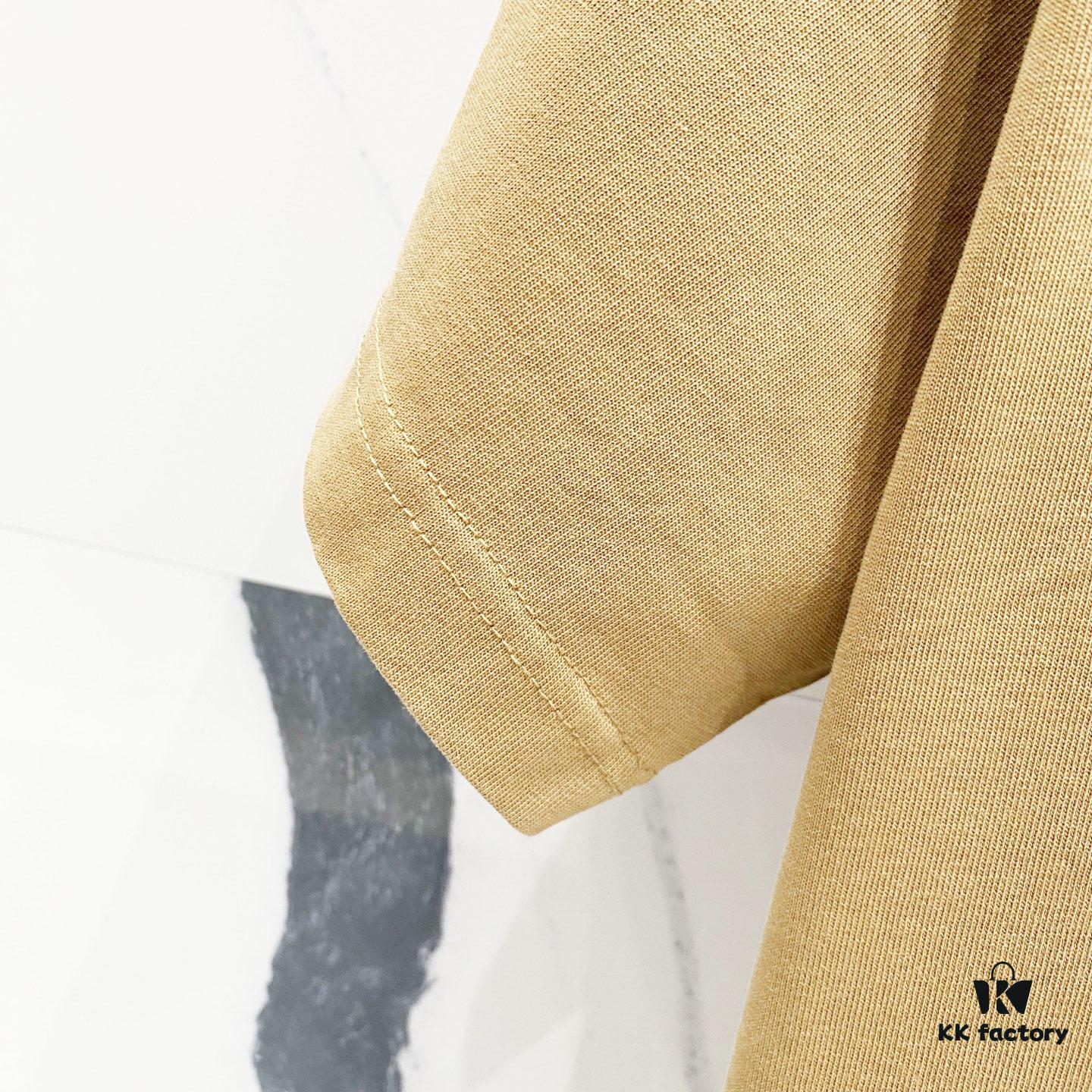 Chrome Hearts 320g Washed Short Sleeve T-Shirt with Leather Sanskrit Mantra and Colorful Cross Logo Front and Back