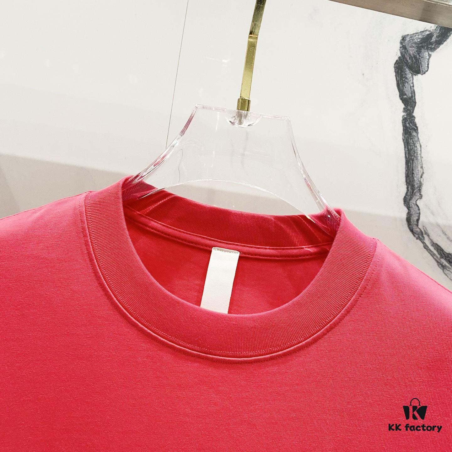 Chrome Hearts 320g Washed Short Sleeve T-Shirt with Graffiti Cross, Sanskrit Logo and Front Back Print Design