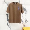 Chrome Hearts 320g Washed Short Sleeve T-Shirt with Sanskrit Logo and Cross Embroidery
