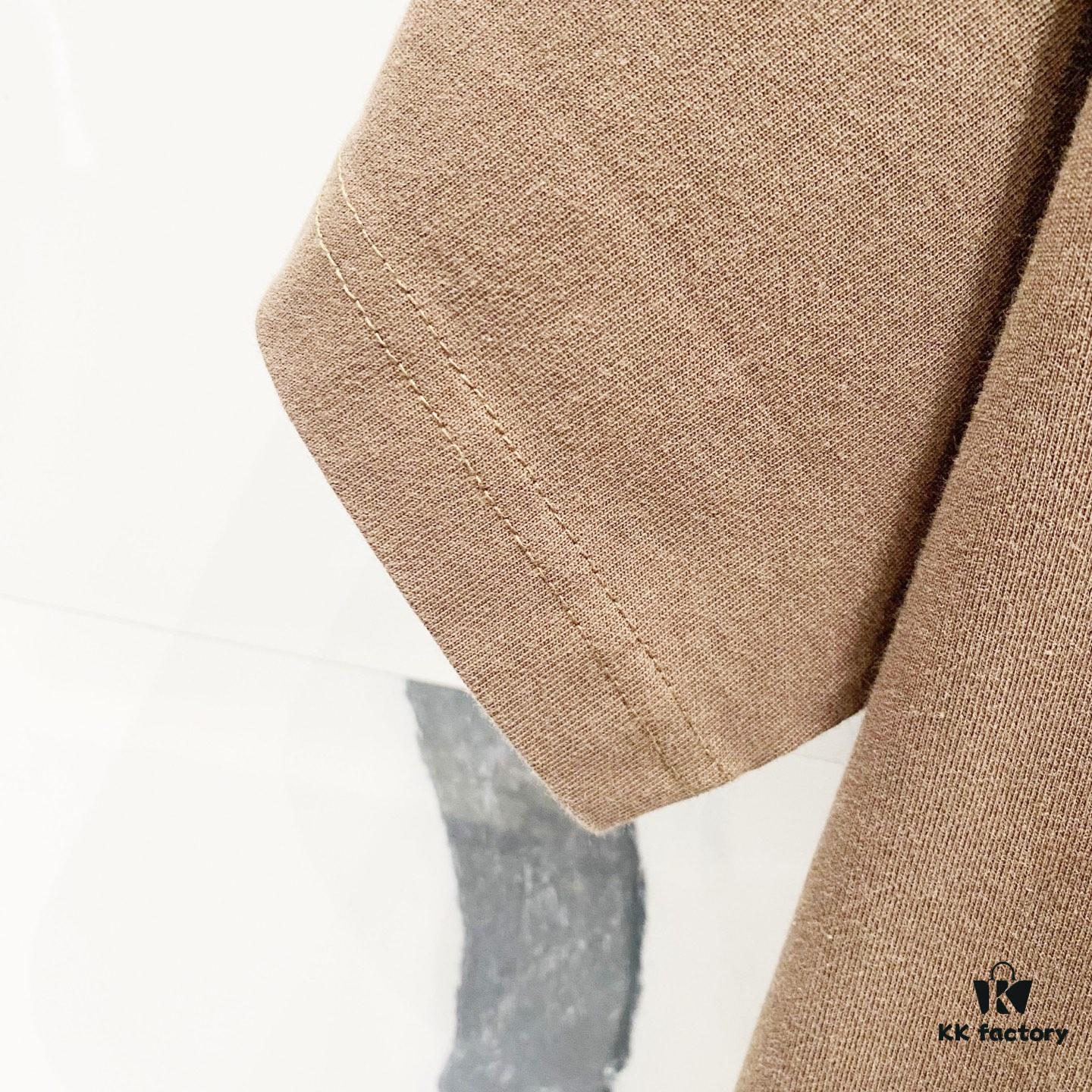 Chrome Hearts 320g Washed Short Sleeve T-Shirt with Sanskrit Logo and Cross Embroidery