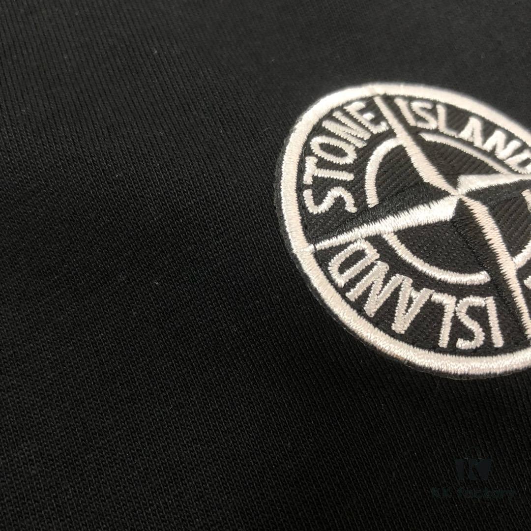 A⭐️Stone Island Latest Couple's Round-Neck Short-Sleeve T-Shirt, High-Quality Fashion Unisex Tee with Custom Compass Embroidered Logo, Breathable and Comfortable Premium Fabric