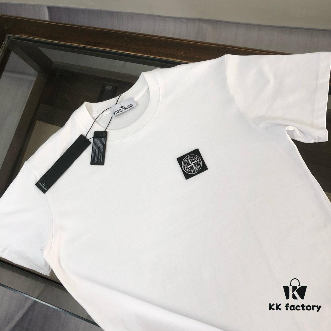 A⭐️Stone Island Latest Couple Round Neck Short Sleeve T-Shirt - Stylish Unisex Tee