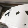 A⭐️Stone Island Latest Couple Round Neck Short-Sleeve T-Shirt - High-Quality Fashionable and Comfortable Unisex Tee with Custom Compass Embroidered Logo