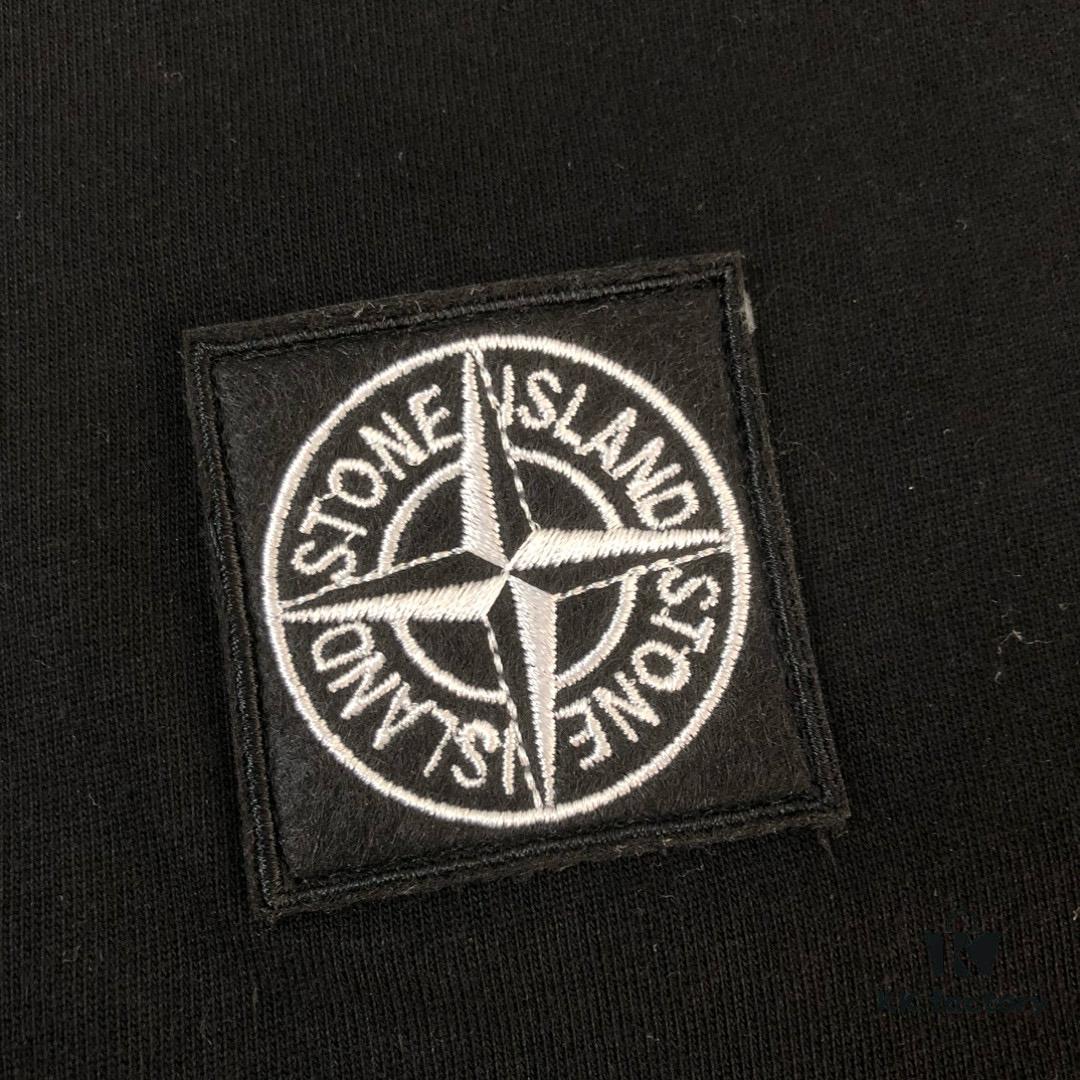 A⭐️Stone Island Latest Couple Round-Neck Short-Sleeve T-Shirt, High-Quality Fashionable and Comfortable Unisex Tee with Custom Compass Embroidered Logo, Breathable Imported Fabric