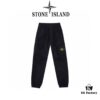 STONE ISLAND 23SS Compass Dual-Pocket Elastic Waist Cargo Pants - Lightweight Stretch Cotton Canvas with Brushed Finish