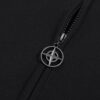 Stone Island Hooded Zip-Up Sweatshirt Jacket with Sleeve Badge
