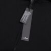 Stone Island Hooded Zip-Up Sweatshirt Jacket with Sleeve Badge