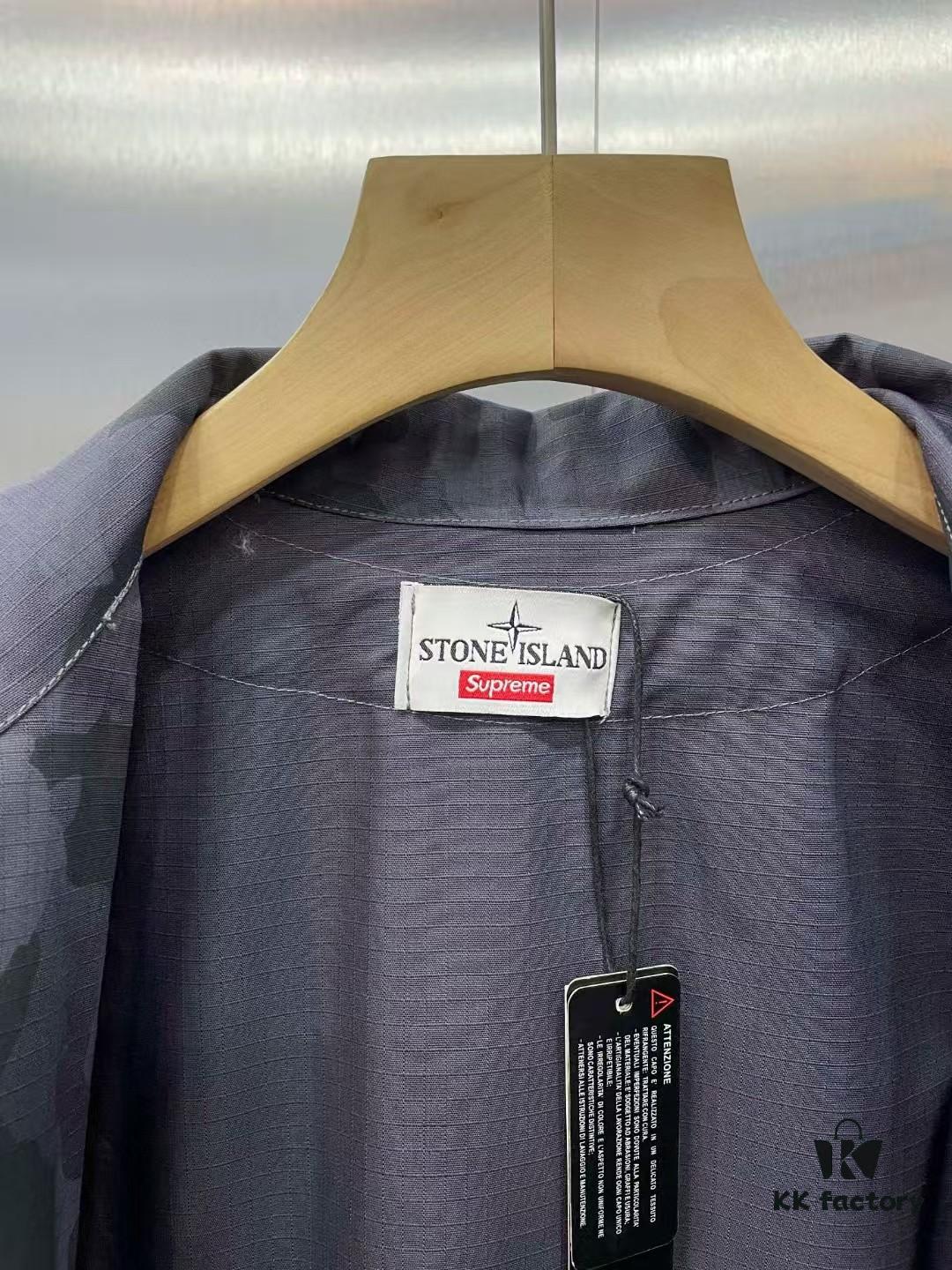 Stone Island x Supreme SS22 Week 12 Camo Jacket - Original Surplus Stock