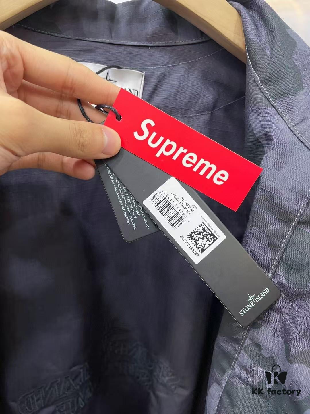 Stone Island x Supreme SS22 Week 12 Camo Jacket - Original Surplus Stock