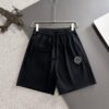High-End Stone Island 2025 Spring/Summer New Casual Washed Shorts with Elastic Waistband, Heavy Washed Cotton Pants with Wax-Dyed Texture, Soft and Comfortable 'Tripe' Handfeel, Breathable Premium Fabric, Refined Craftsmanship and Brand Design Philosophy