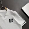 High-Quality Stone Island 2025 Spring/Summer New Men's Lapel Short-Sleeve T-Shirt