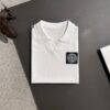 High-Quality Stone Island 2025 Spring/Summer New Men's Lapel Short-Sleeve T-Shirt