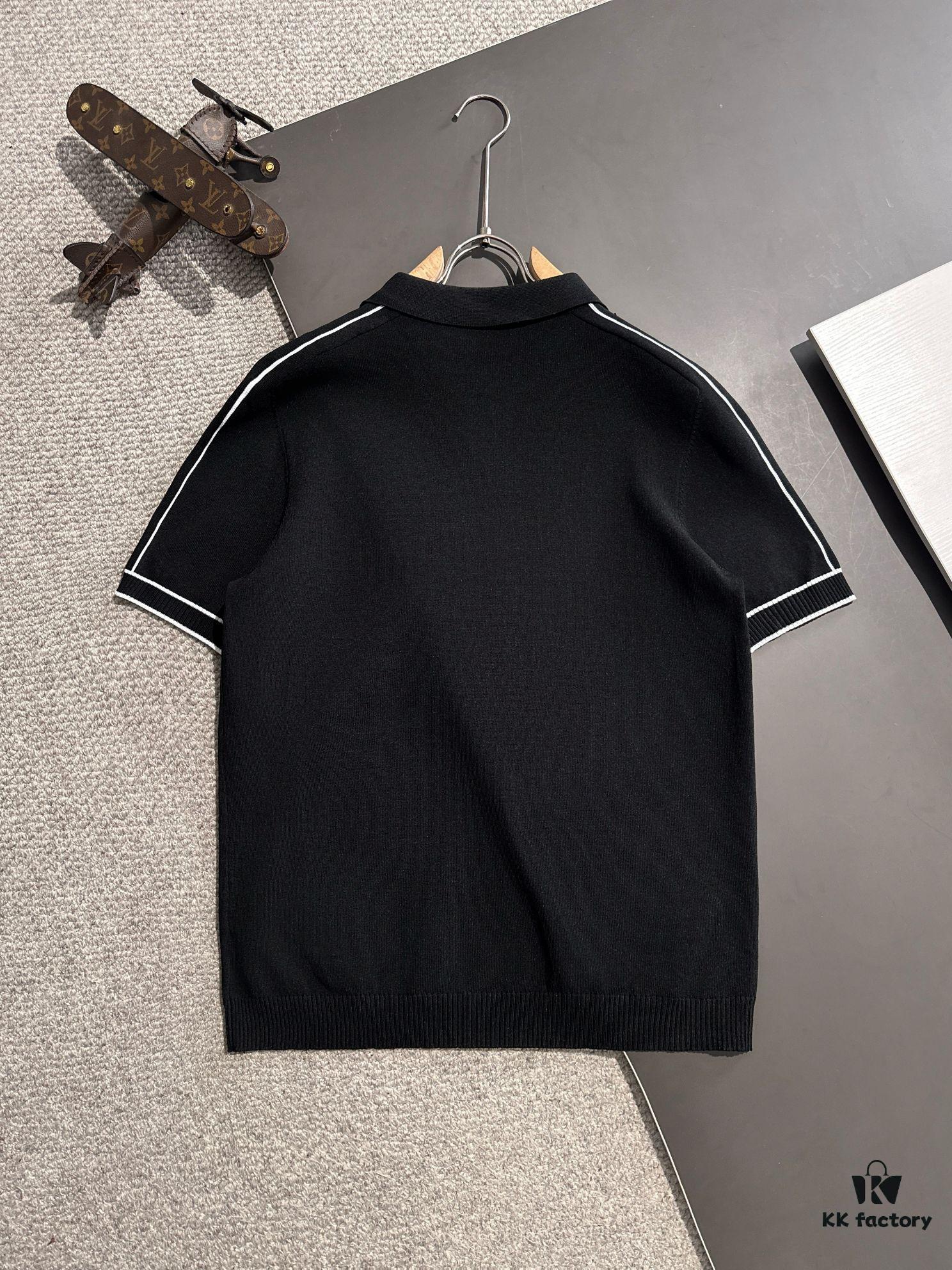 High-Quality Stone Island 2025 Spring/Summer New Men's Lapel Short-Sleeve T-Shirt