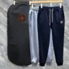 Stone Island SS Collection Slim-Fit Sport Pants with Minimalist Logo, Premium Fabric from Domestic OEM Factory