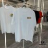Stone Island 2025 Early Spring New Arrival Short Sleeve T-Shirt with Hand-Customized Logo on Chest