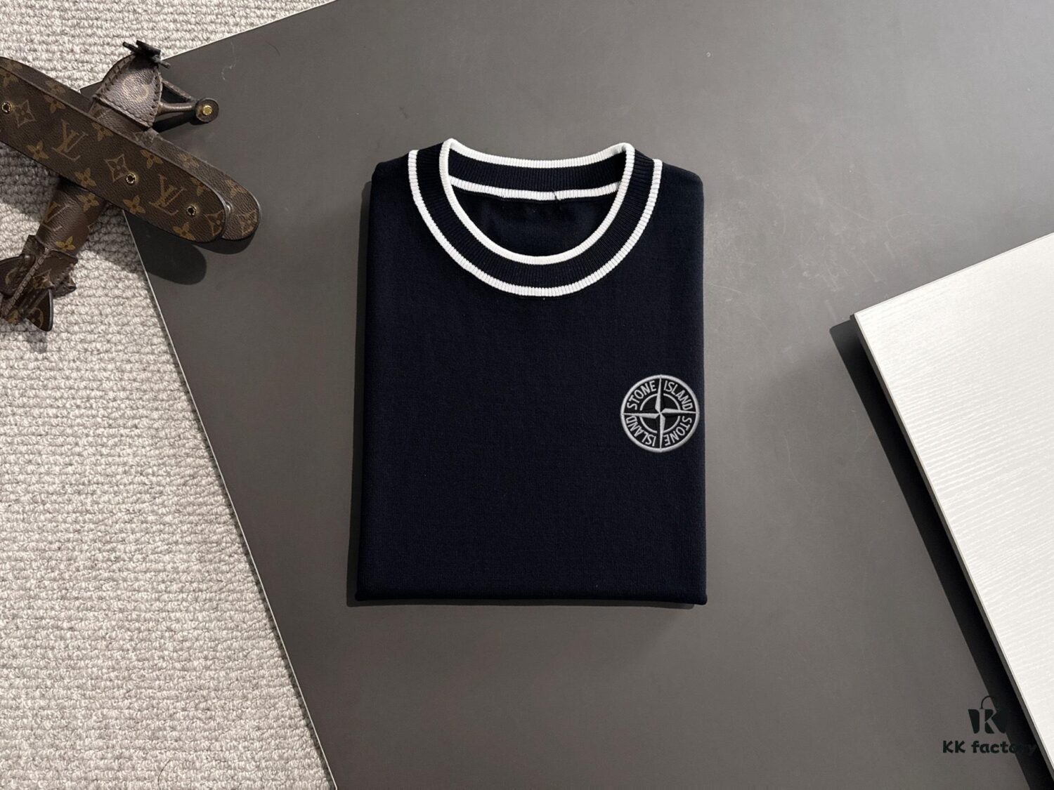 High-Quality Stone Island 2025 Spring/Summer New Men's Round-Neck Short-Sleeve T-Shirt