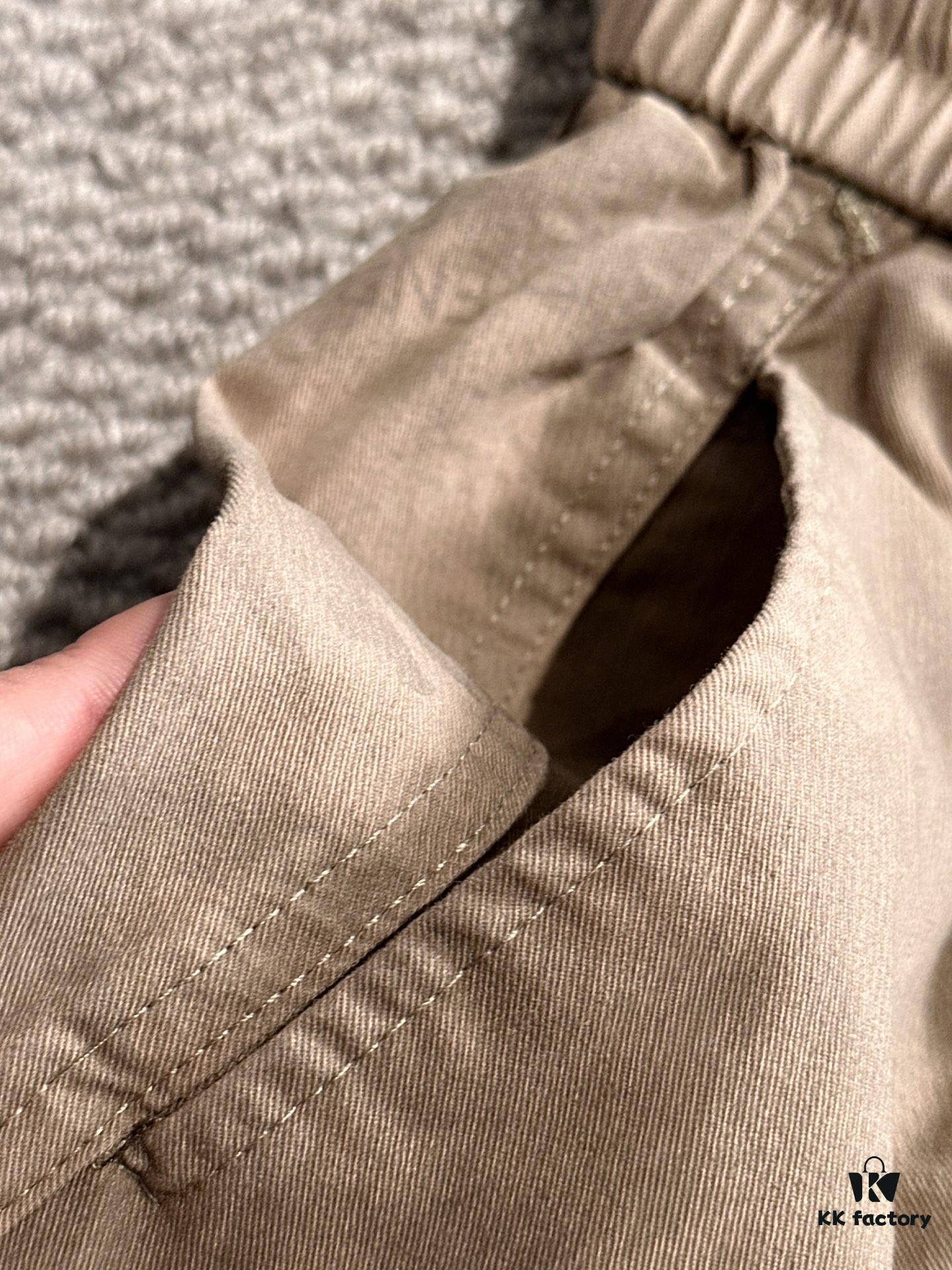 High-End Stone Island 2025 Spring/Summer New Elastic Waist Casual Shorts, Premium Custom Fabric, Breathable and Comfortable, Exquisite Details, Brand Design Concept, Soft and Smooth Texture, Excellent Fit and Tailoring