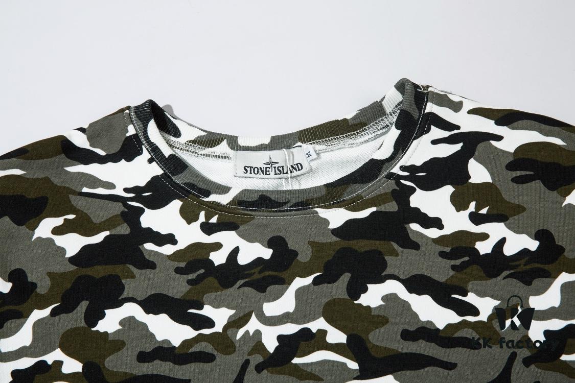STONE ISLAND Camouflage Crewneck Pullover Sweatshirt M L XL XXL