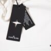 STONE ISLAND Letter Embroidered Reflective Star Hoodie in Black, White, Green
