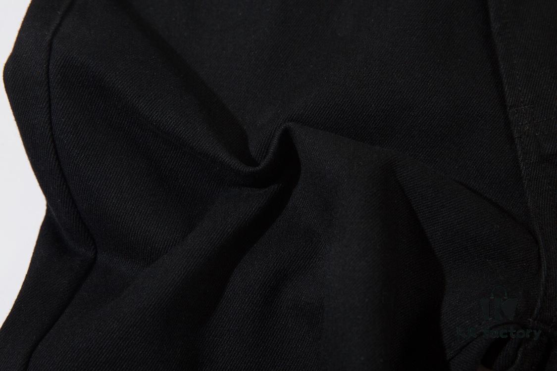 STONE ISLAND Washed Loose Fit Jeans in Black