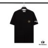 STONE ISLAND Foam Printed Letter T-Shirt in Black and White