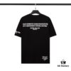 STONE ISLAND Foam Printed Letter T-Shirt in Black and White
