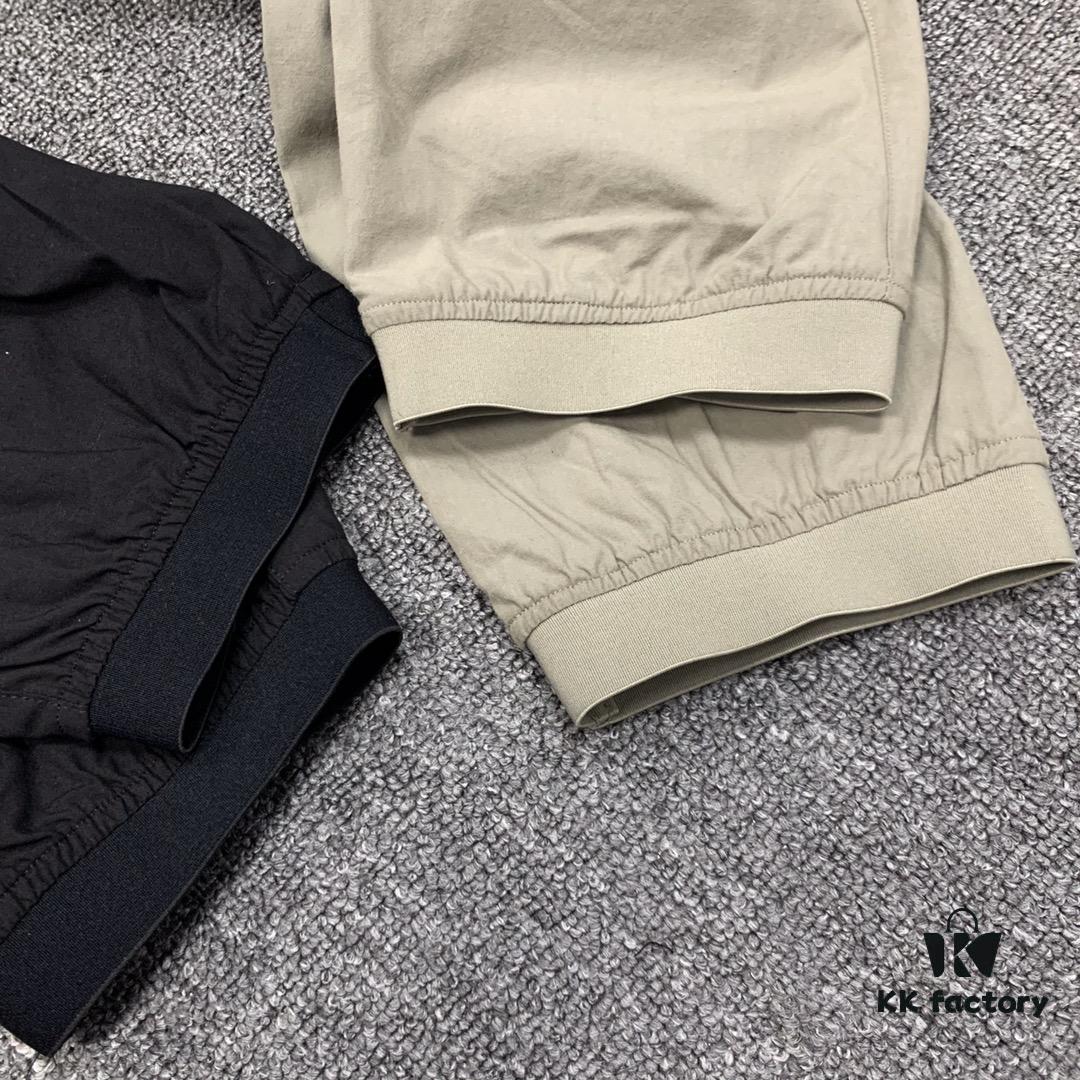 STONE ISLAND Compass Badge Embroidery Utility Pocket Casual Tapered Pants