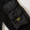STONE ISLAND (320g Cotton Sweatpants) Multi-Pocket Casual Loose-Fit Full-Length Pants with Drawstring Cuffs. Black. M L XL XXL