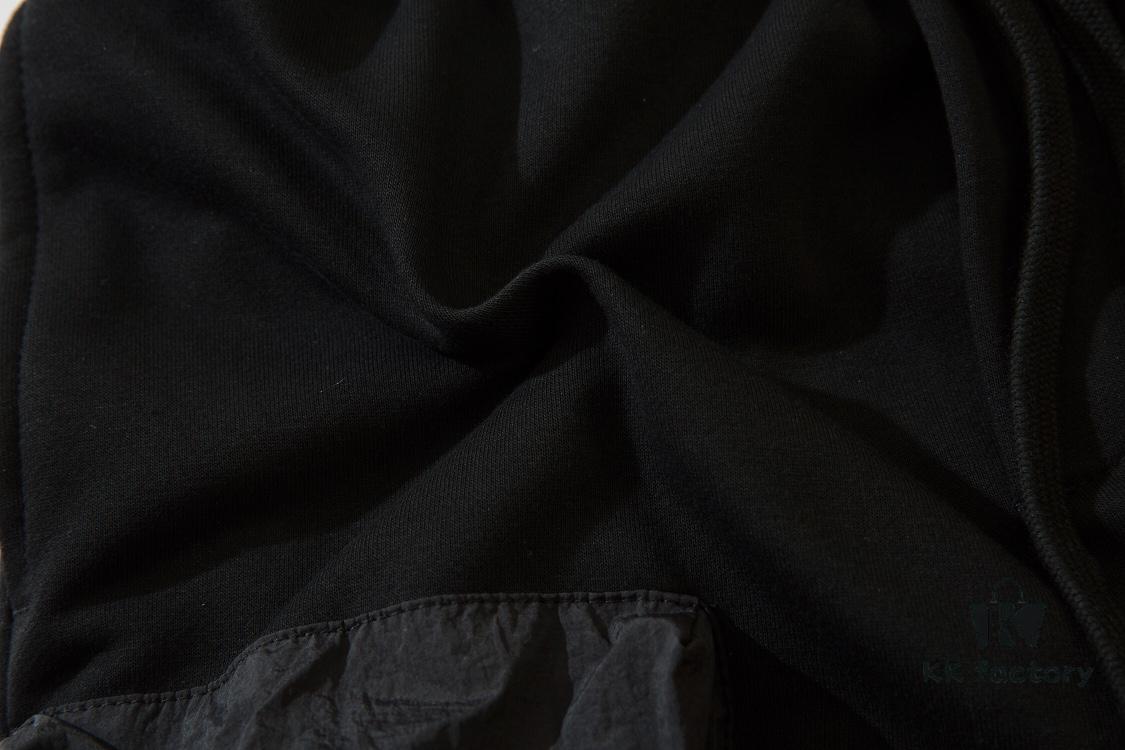 STONE ISLAND (320g Cotton Sweatpants) Multi-Pocket Casual Loose-Fit Full-Length Pants with Drawstring Cuffs. Black. M L XL XXL