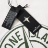 STONE ISLAND (230g 100% Cotton Double Yarn) T-shirt with Large Logo Print Black White M L XL XXL