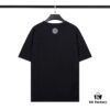 223# STONG ISLAND (230g Double Cotton) Stone Island Front and Back Print T-Shirt. Black White M L XL XXL