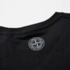 223# STONG ISLAND (230g Double Cotton) Stone Island Front and Back Print T-Shirt. Black White M L XL XXL