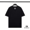 STONE ISLAND (230g 100% Cotton Double Yarn) Terry Embroidery Print T-Shirt in Black and White