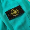 STONE ISLAND (320g Pure Cotton Sweatshirt) Functional Cuff Loose Round Neck Pullover Terry Hoodie in Black, Light Gray, Dark Gray, Coffee, Light Green, Lake Blue, Blue, Purple