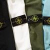 STONE ISLAND Hoodie with Zipper Pocket, Round Neck Pullover Sweatshirt (320g 100% Cotton)
