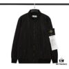 9002# STONE ISLAND Logo Embroidered Functional Jacket Unisex Baseball Outerwear in Black, Royal Blue, Gray