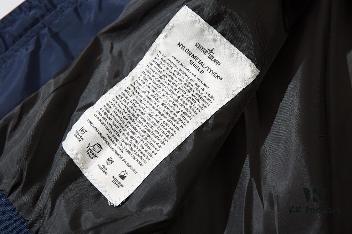 9002# STONE ISLAND Logo Embroidered Functional Jacket Unisex Baseball Outerwear in Black, Royal Blue, Gray