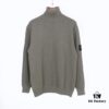 Stone Island Autumn/Winter 20 Knitted Turtleneck Sweater in Twill