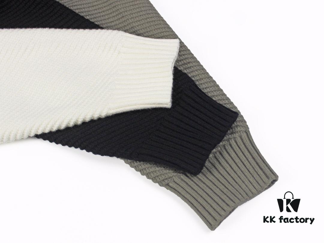 Stone Island Autumn/Winter 20 Knitted Turtleneck Sweater in Twill