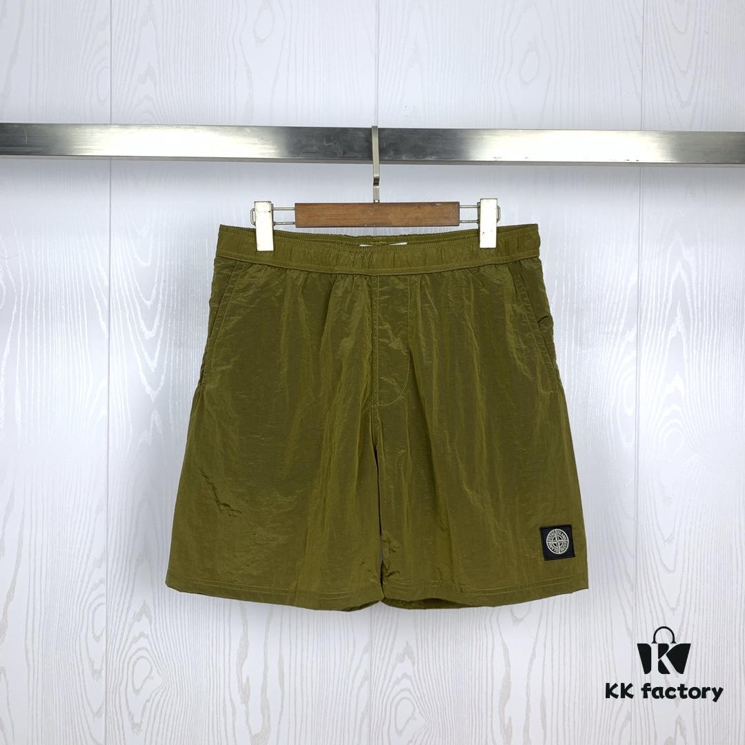 Stone Island 20SS Metal Nylon Athletic Casual Quick-Dry Shorts