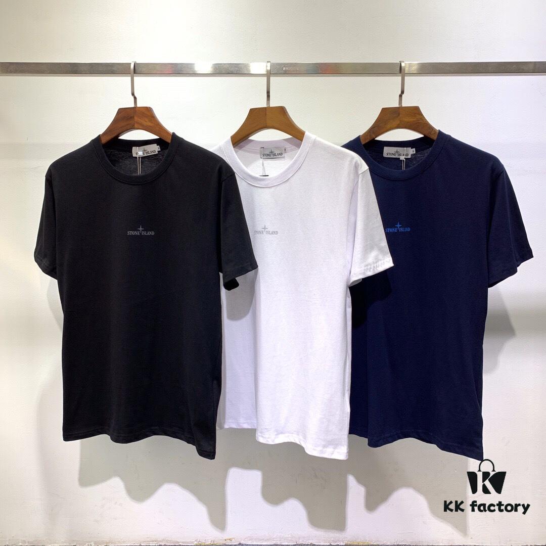 Stone Island Phantom Reflective Letter Short Sleeve T-Shirt M-XXL