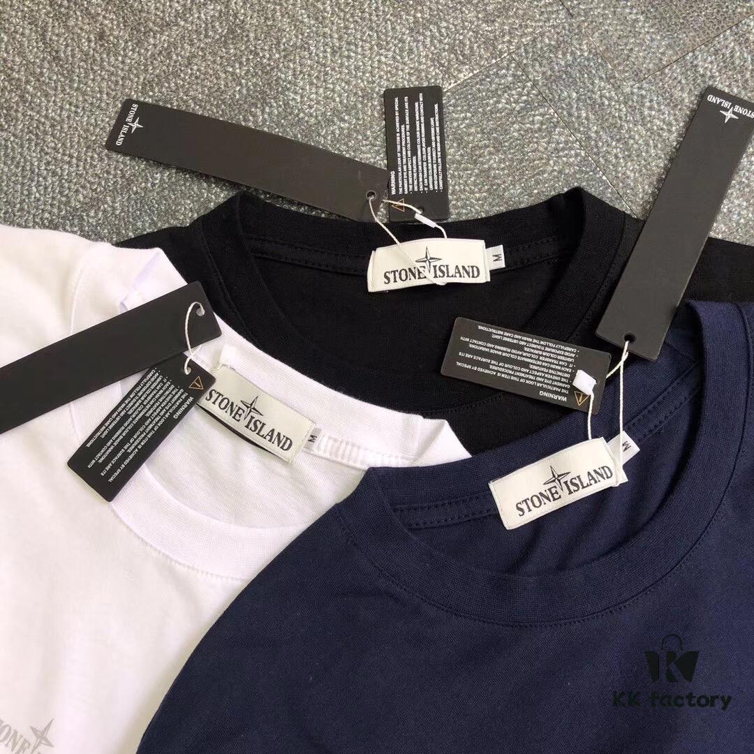 Stone Island Phantom Reflective Letter Short Sleeve T-Shirt M-XXL