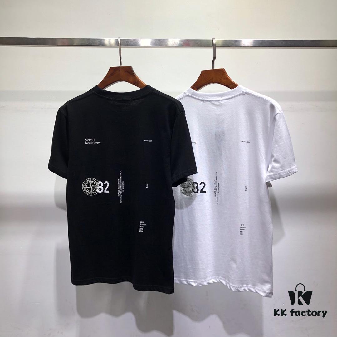 Stone Island No.82 Embroidered Logo Short Sleeve T-Shirt ML XL XXL