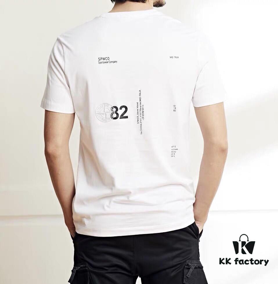 Stone Island No.82 Embroidered Logo Short Sleeve T-Shirt ML XL XXL