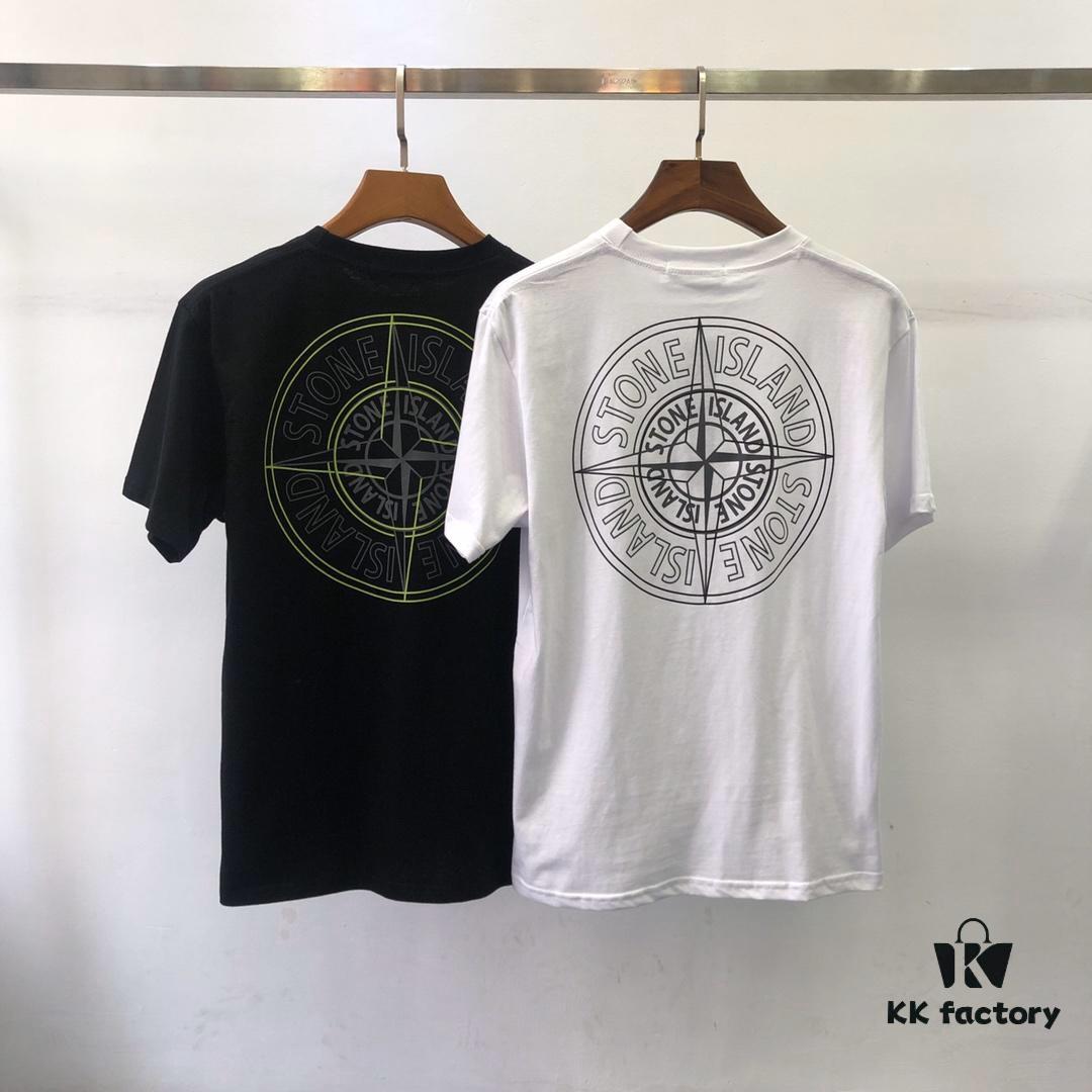 Stone Island Night-Glow Printed Short-Sleeve T-Shirt