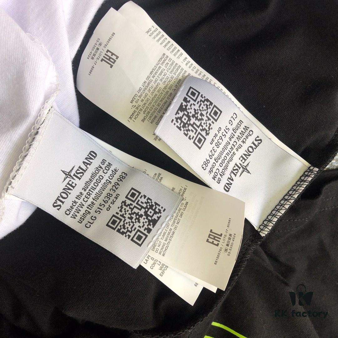 Stone Island Night-Glow Printed Short-Sleeve T-Shirt