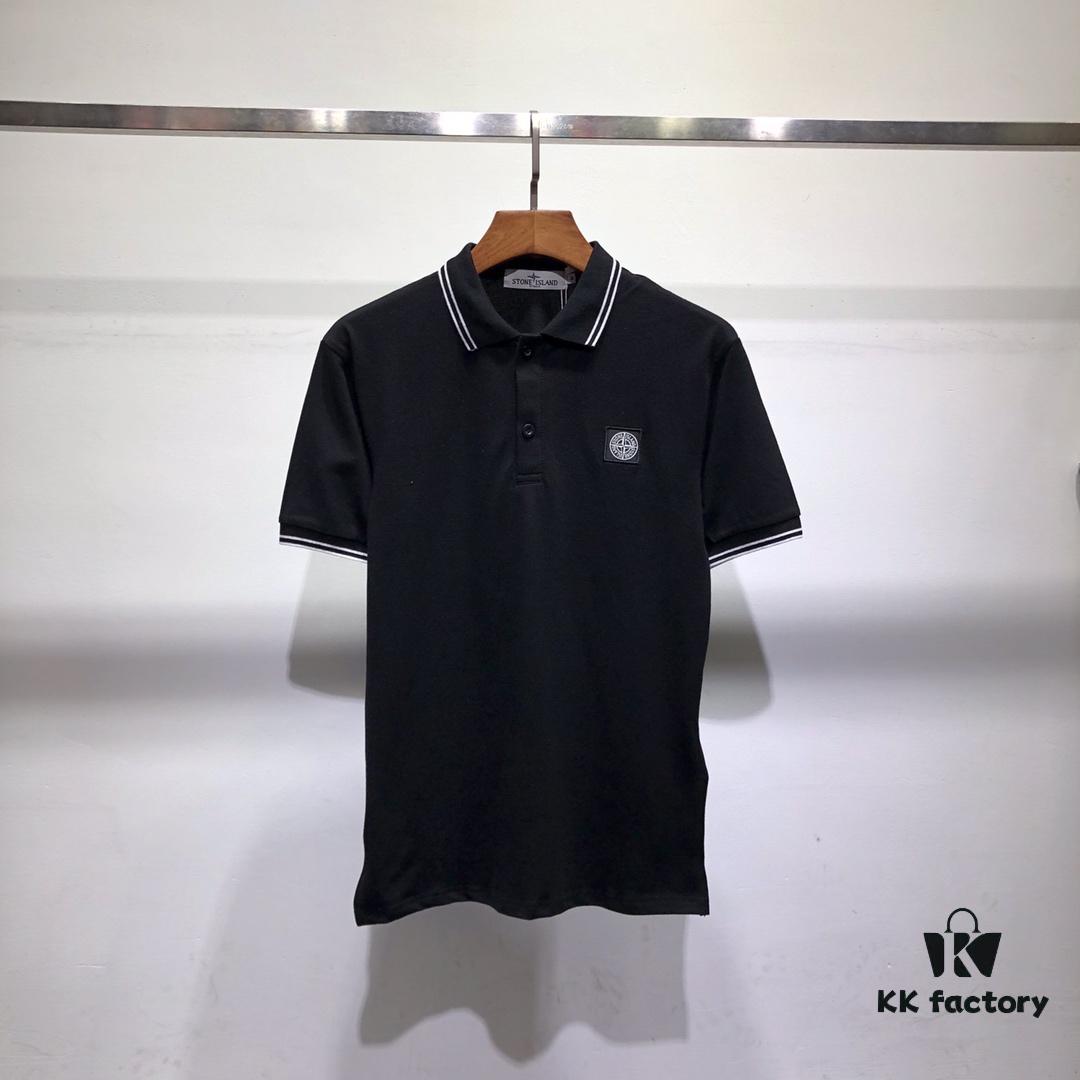 Stone Island 19FW Basic Polo Short-Sleeve T-Shirt, Worn by Jason Statham