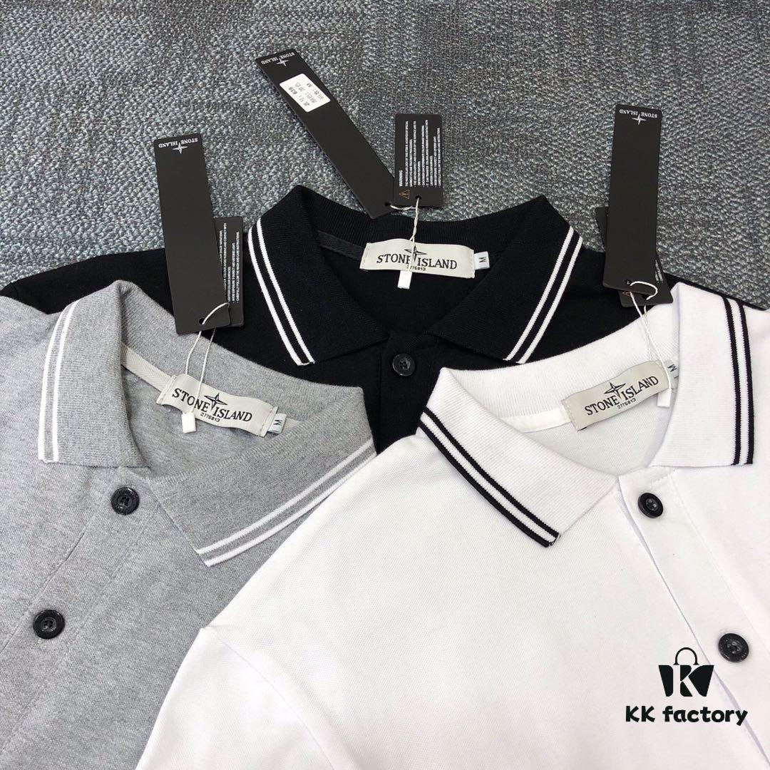 Stone Island 19FW Basic Polo Short-Sleeve T-Shirt, Worn by Jason Statham