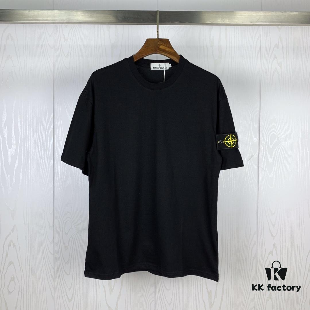 Stone Island Basic Compass Patch Short Sleeve T-Shirt